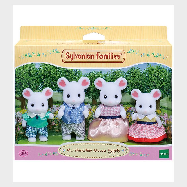 Sylvanian Families - Marshmallow Mouse Family - 5308
