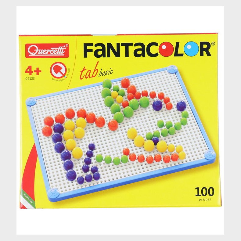 Quercetti Stiftmosaik - Fantacolor - 100 dele - 02123