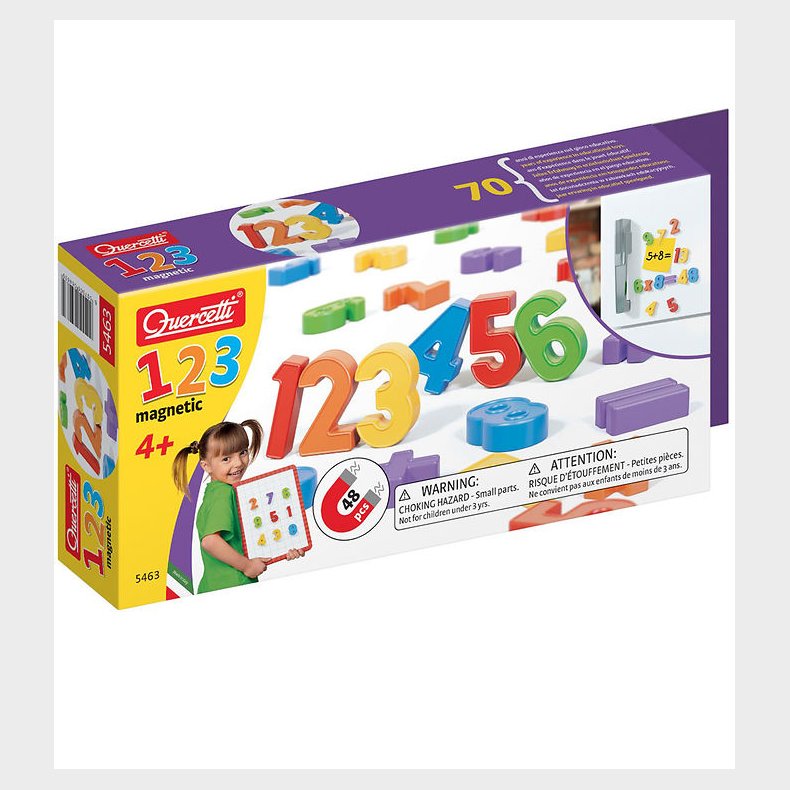 Quercetti Magnetiske Tal og Matematik - 123 - 48 Dele - 05463