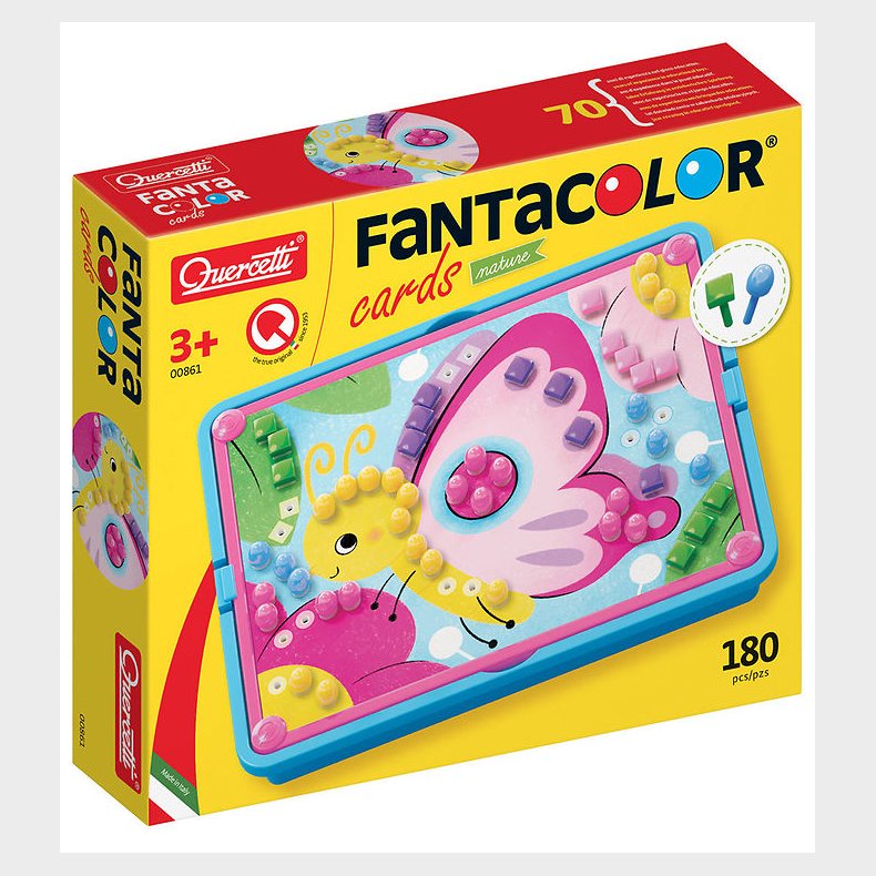 Quercetti Stiftmosaik - Fantacolor - 180 Dele - 0861
