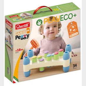 Quercetti Hammerbrt - PlayEco+ - 34 Dele - 84120