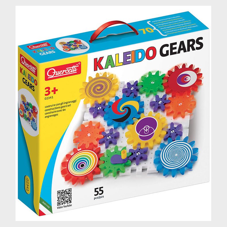Quercetti Byggest - Kaleido Gears - 55 Dele - 2341