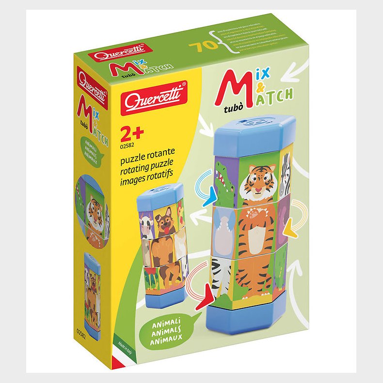 Quercetti Roterende Puslespil - Mix &amp; Match - 2582