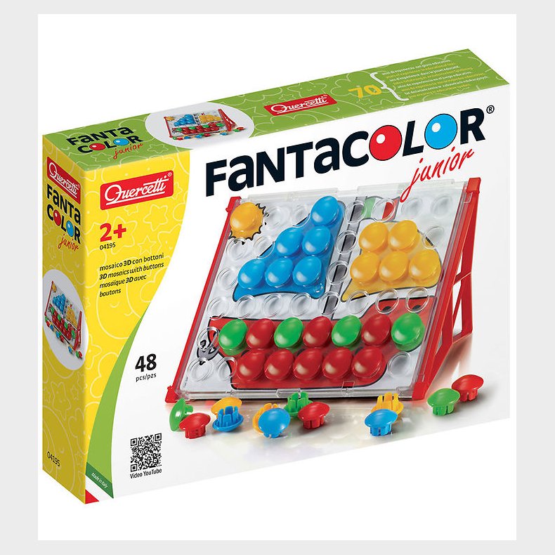 Quercetti Stiftmosaik - Fantacolor 3D - 48 Dele - 04195