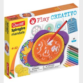Quercetti Tegnest - Spirogiro Mandala - 20 Dele - 1680