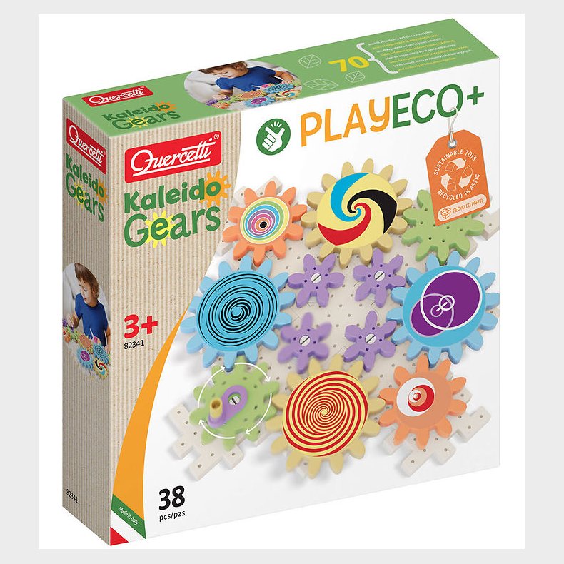 Quercetti Byggest - Kaleido Gears - PlayEco+ - 38 Dele - 82341