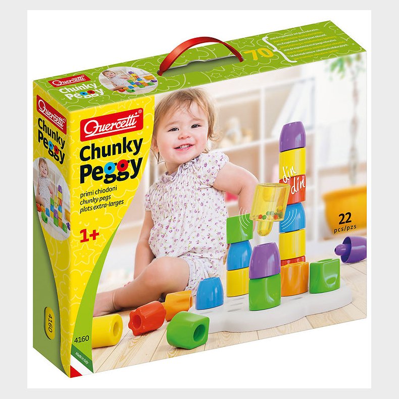 Quercetti Stiftmosaik - Chunky Peggy - 22 Dele - 4160