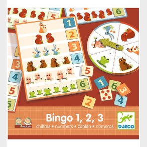 Djeco Spil - Bingo 1,2,3 - Talleg