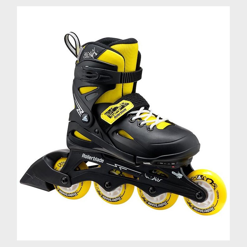 Rollerblade Rulleskjter - Fury - Sort/Gul
