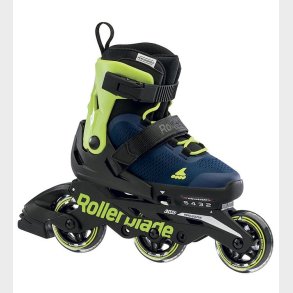 Rollerblade Rulleskjter - Microblade 3WD - Blue Royal/Lime