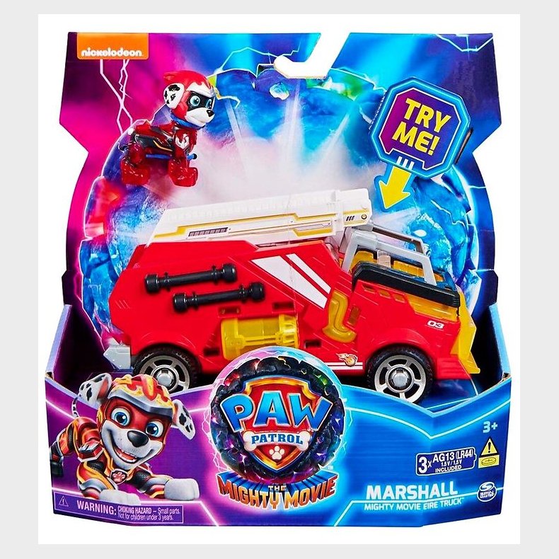 Paw Patrol Legetjsbil m. Lyd/Lys - 18 cm - Movie 2 - Marshall M