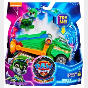 Paw Patrol Legetjsbil m. Lyd/Lys - 17 cm - Movie 2 - Rocky Migh