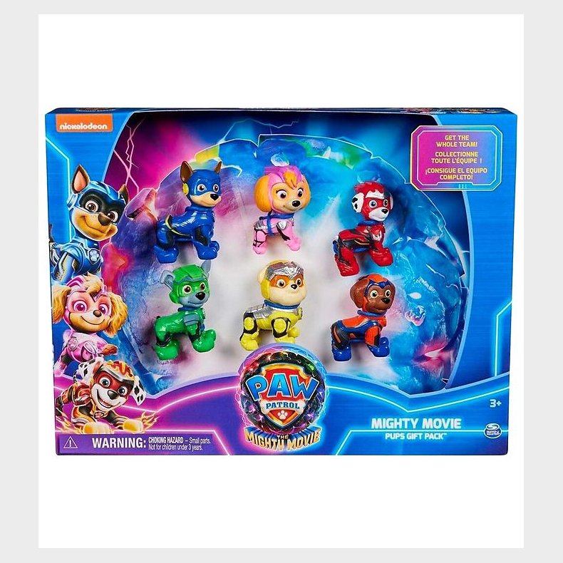 Paw Patrol Gaveske - 7 cm - Movie 2 - 6 Figurer