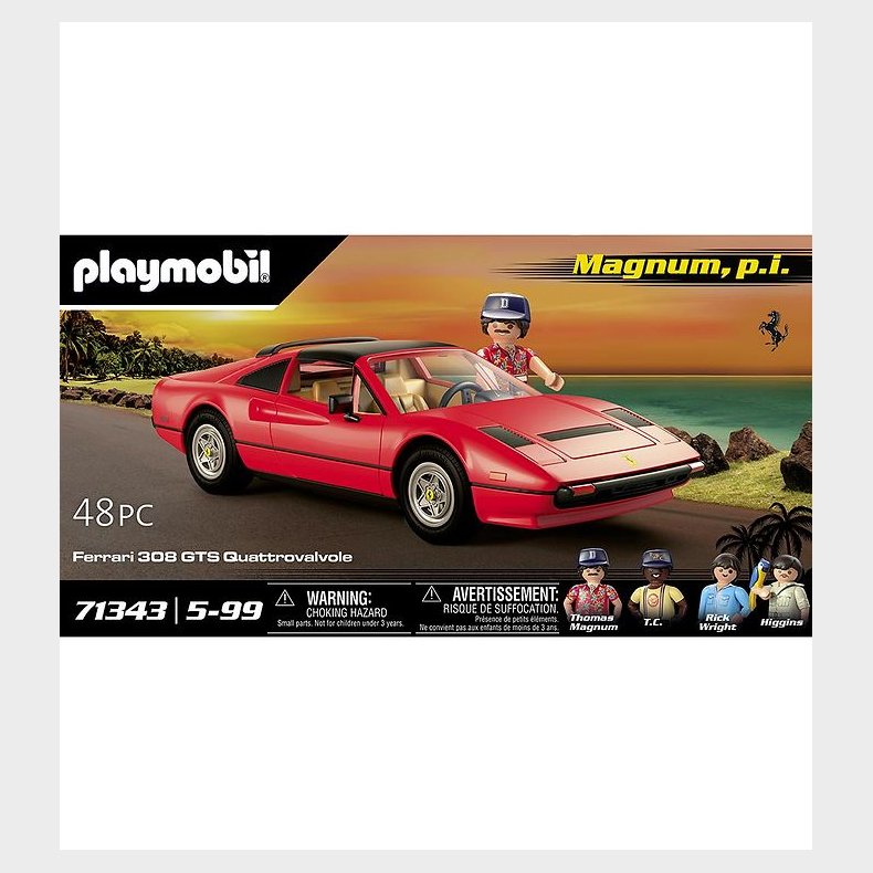 Playmobil Magnum, p.i. - Ferrari 308 GTS Quattrovalvole - 71343