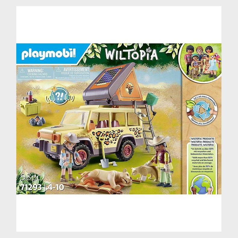 Playmobil Wiltopia - Med ATW Inde Hos Lverne - 71293 - 98 Dele