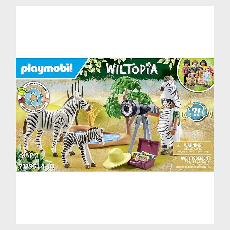 Playmobil Wiltopia - P Farten Med Dyrefotografen - 71295 - 36 D