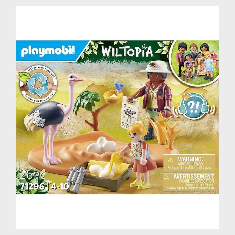 Playmobil Wiltopia - Gst Hos Strudsefar - 26 Dele - 71296