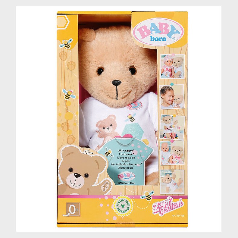 Baby Born Bamse - Bjrn - Hvid