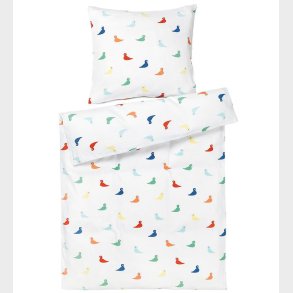 Kay Bojesen Sengetj - Junior - Hvid/Multifarvet m. Sangfugle