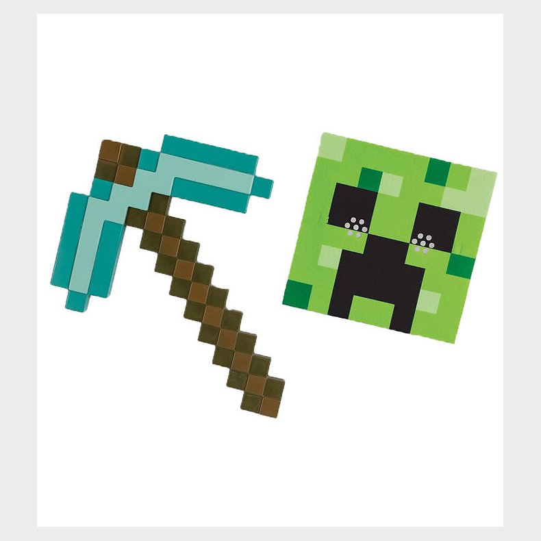 Disguise Udkldning - Minecraft Pickaxe &amp; Maske