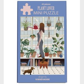 Vissevasse Puslespil - Mini - 10x13 cm - 42 Brikker - Plant Love