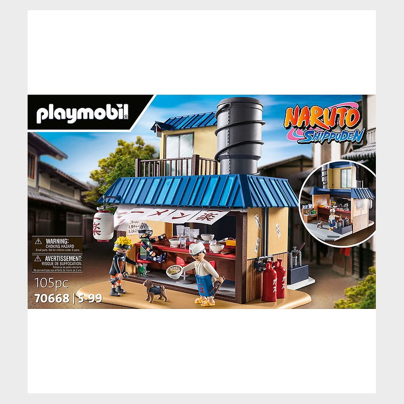 Playmobil Naruto - Ichiraku Ramen Shop - 70668 - 105 Dele