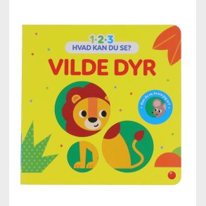 Forlaget Bolden Bog - 1-2-3 Hvad kan du Se? - Vilde Dyr - Dansk