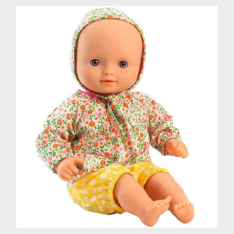 Djeco Dukke - 32 cm - Baby Flora