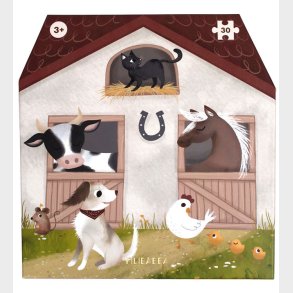 Filibabba Puslespil - 30 Brikker - Bondegrden