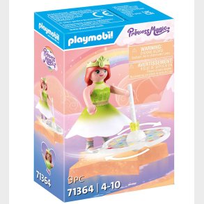 Playmobil Princess Magic - Himmelsk Regnbuesnurretop Med Prinses