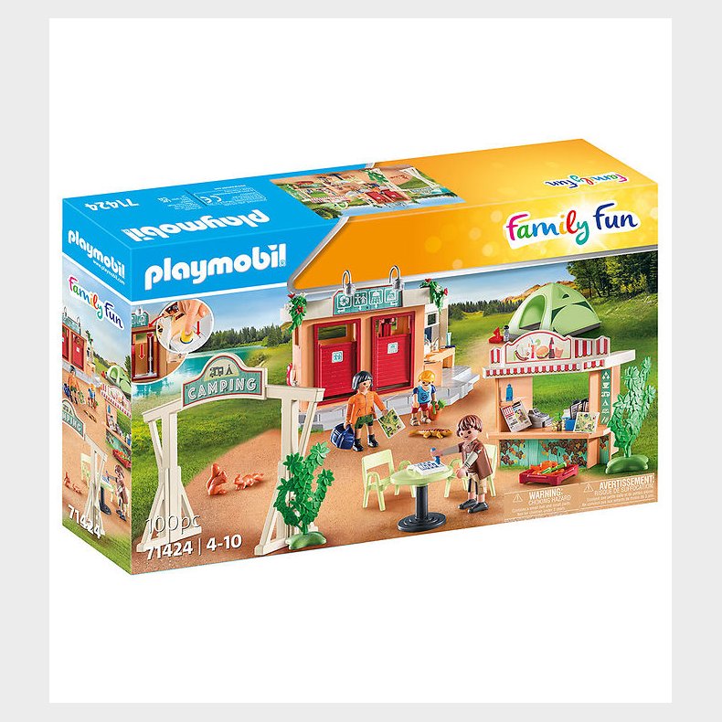 Playmobil Family Fun - Campingplads - 71424 - 100 Dele