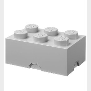 LEGO Storage Opbevaringsboks - 6 Knopper - 37,5x25x18 - Stone G