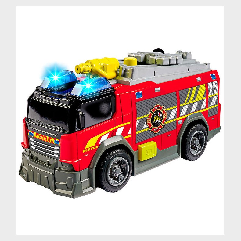 Dickie Toys Bil - Fire Truck - Lyd/Lys