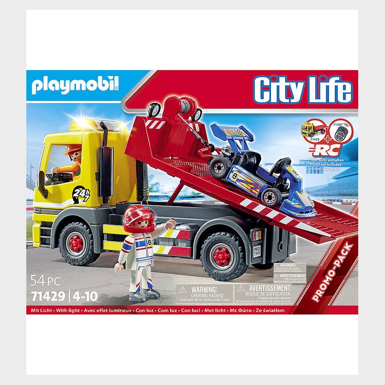 Playmobil City Life - Bugseringsservice - 71429 - Lys - 54 Dele