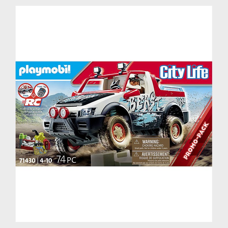 Playmobil City Life - Rally-bil - 71430 - 74 Dele