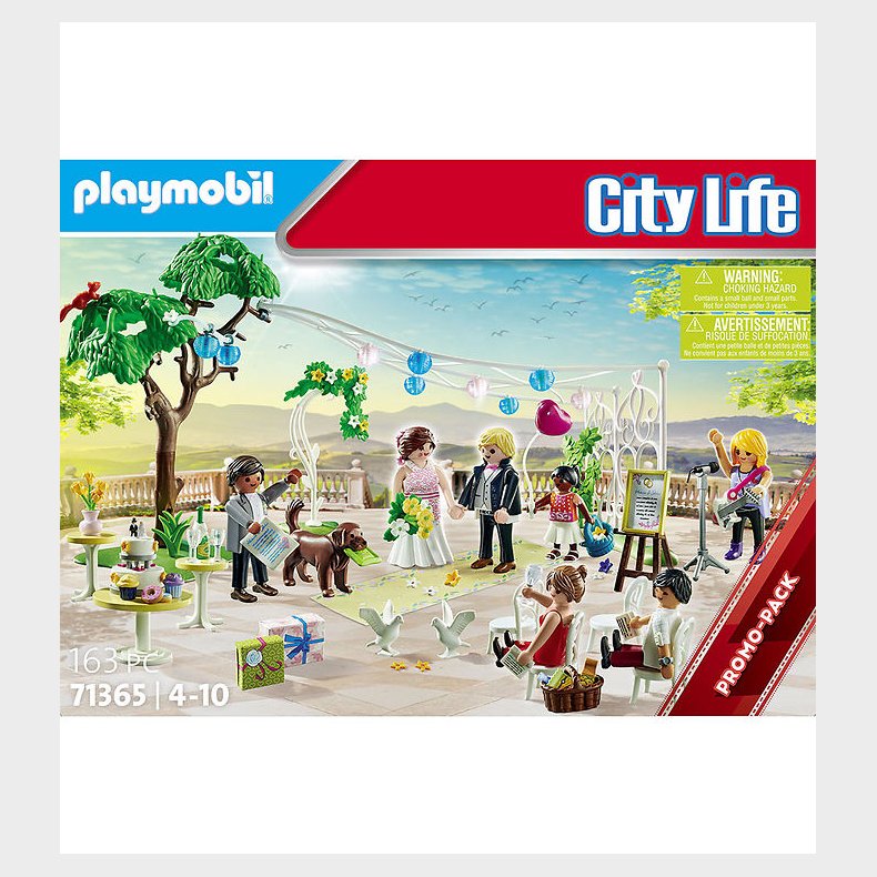 Playmobil City Life - Bryllupsfest - 71365 - 163 Dele