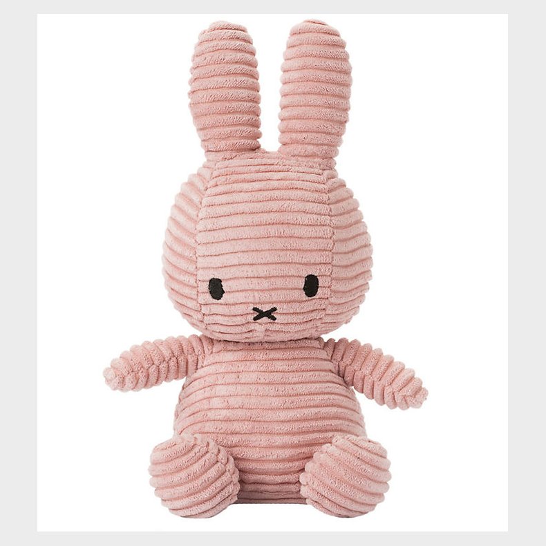 Bon Ton Toys Bamse - 23 cm - Miffy Sitting - Corduroy Pink