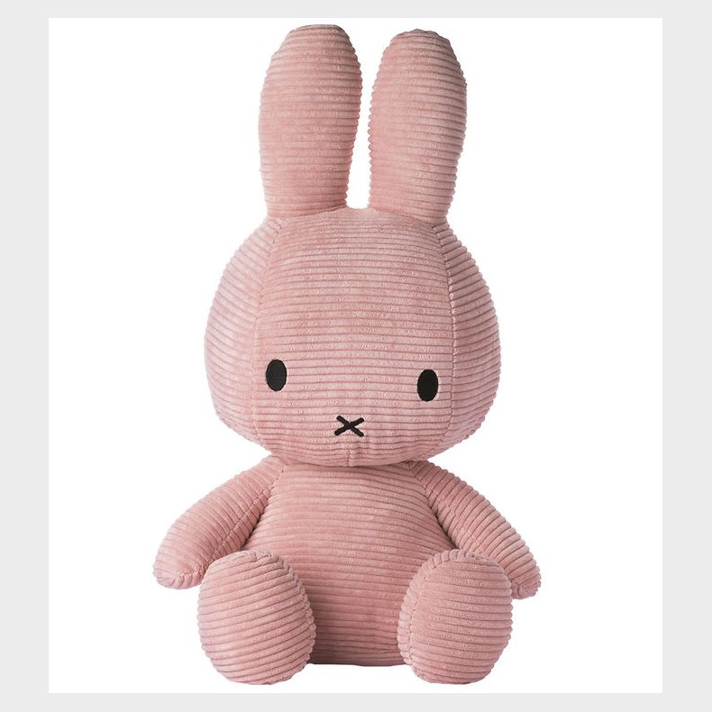 Bon Ton Toys Bamse - 50 cm - Miffy Sitting - Corduroy Pink