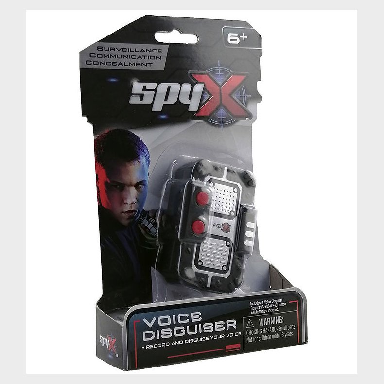 SpyX - Voice Disguiser - Sort/Slv