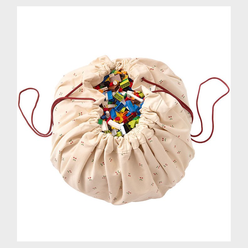 Play&Go Legetjstppe - 140 cm - Cherry Cherry