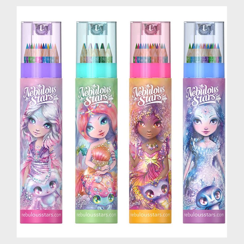 Nebulous Stars Farveblyanter - Assorteret - 18 stk.
