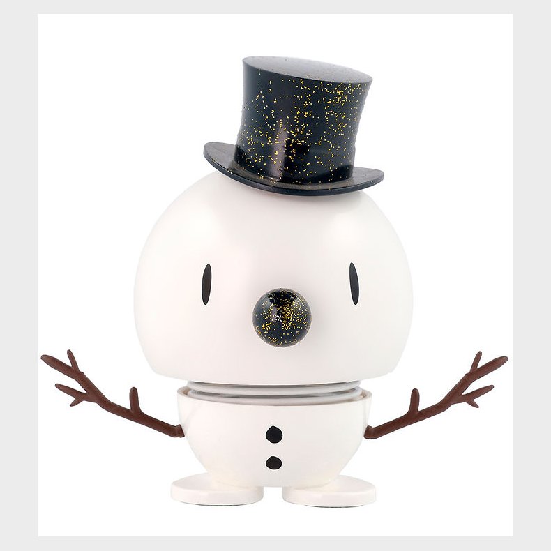 Hoptimist Snowman - Medium - 10,8 cm - White/Blue