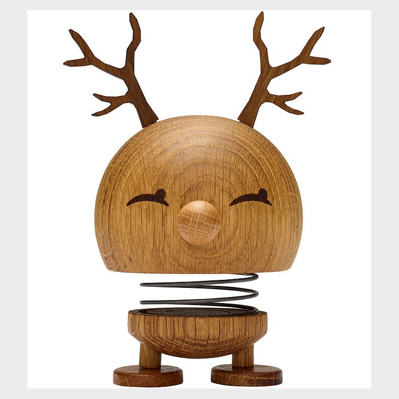 Hoptimist Reindeer Bimble - Medium - 14 cm - Oak