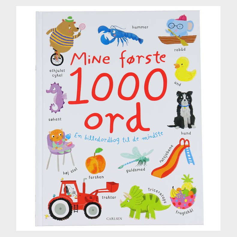 Forlaget Carlsen Bog - Mine frste 1000 Ord - En Billedordbog -