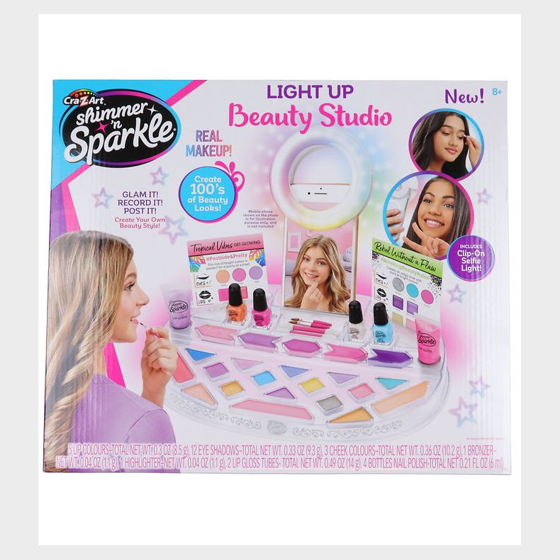 Shimmer N Sparkle Sminkest m. Lys