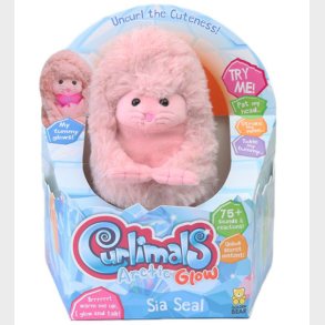 Curlimals Bamse m. Lyd og Bevgelse - Glow Seal