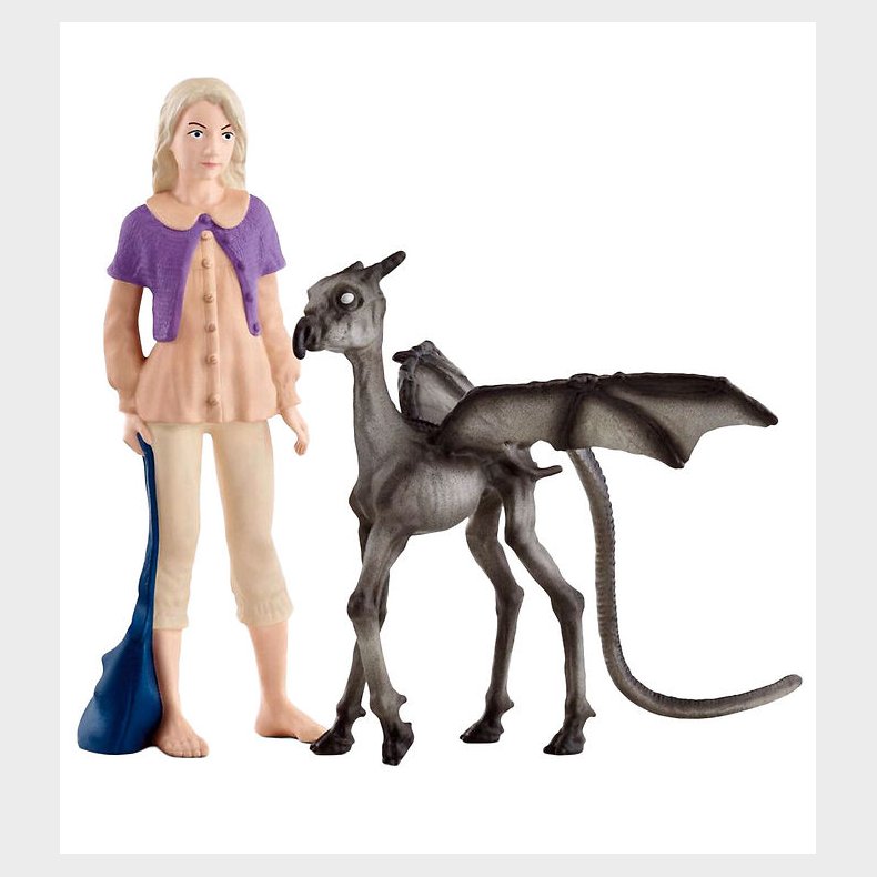 Schleich Harry Potter - Luna Lovegood &amp; Baby Thestral - H: 10,1