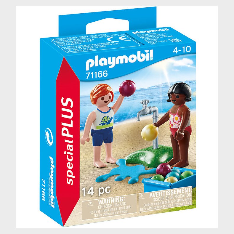 Playmobil SpecialPlus - Brn Med Vandballoner - 71166 - 14 Dele