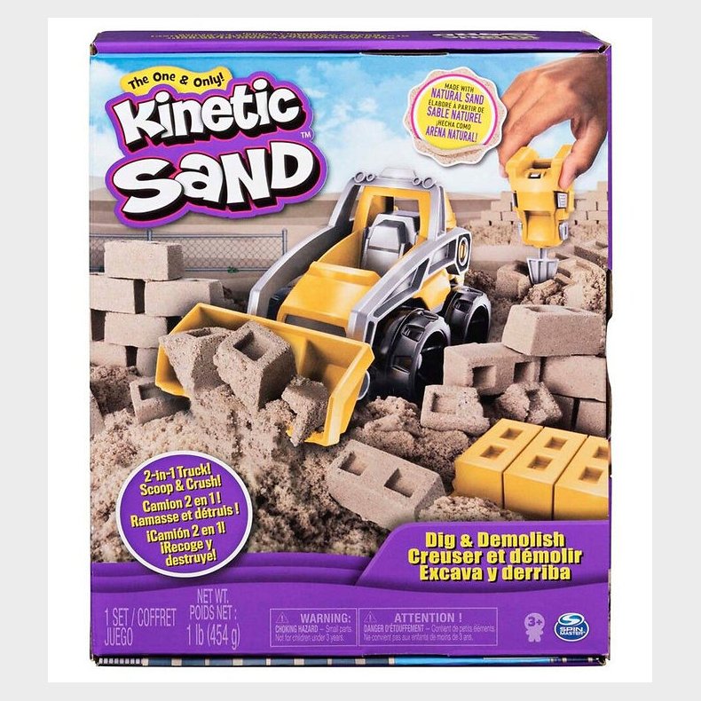 Kinetic Sand Sandst - Dig &amp; Demolish - 454 g