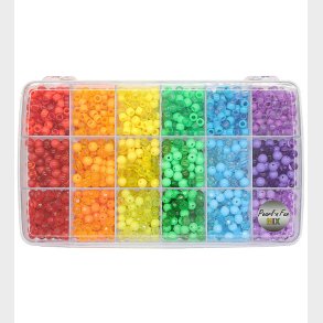 Pearl N Fun Perler - Smykkest - Regnbuefarvet